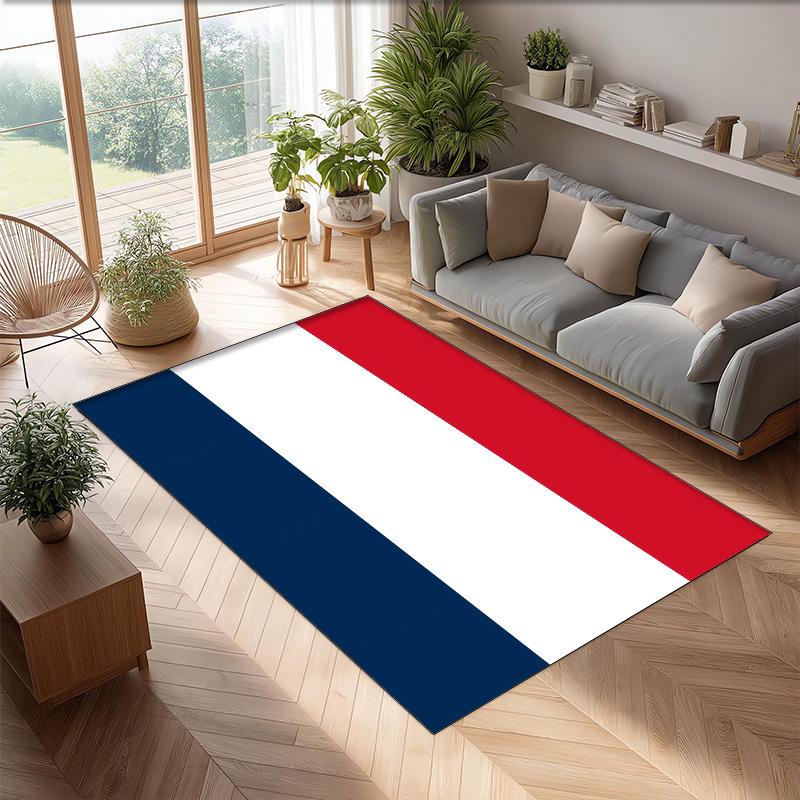 France national football team Printed Flannel Area Rug Non Slip Soft Polyester Floor Carpet Indoor Decor Mat for Bedroom Living Room Sofa