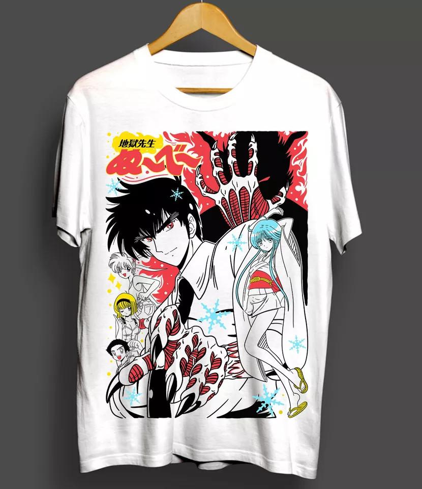 Nube Jigoku Sensei Nube Anime Nueno Meisuke Tamamo Kyosuke Shirt White Unisex T-Shirt L