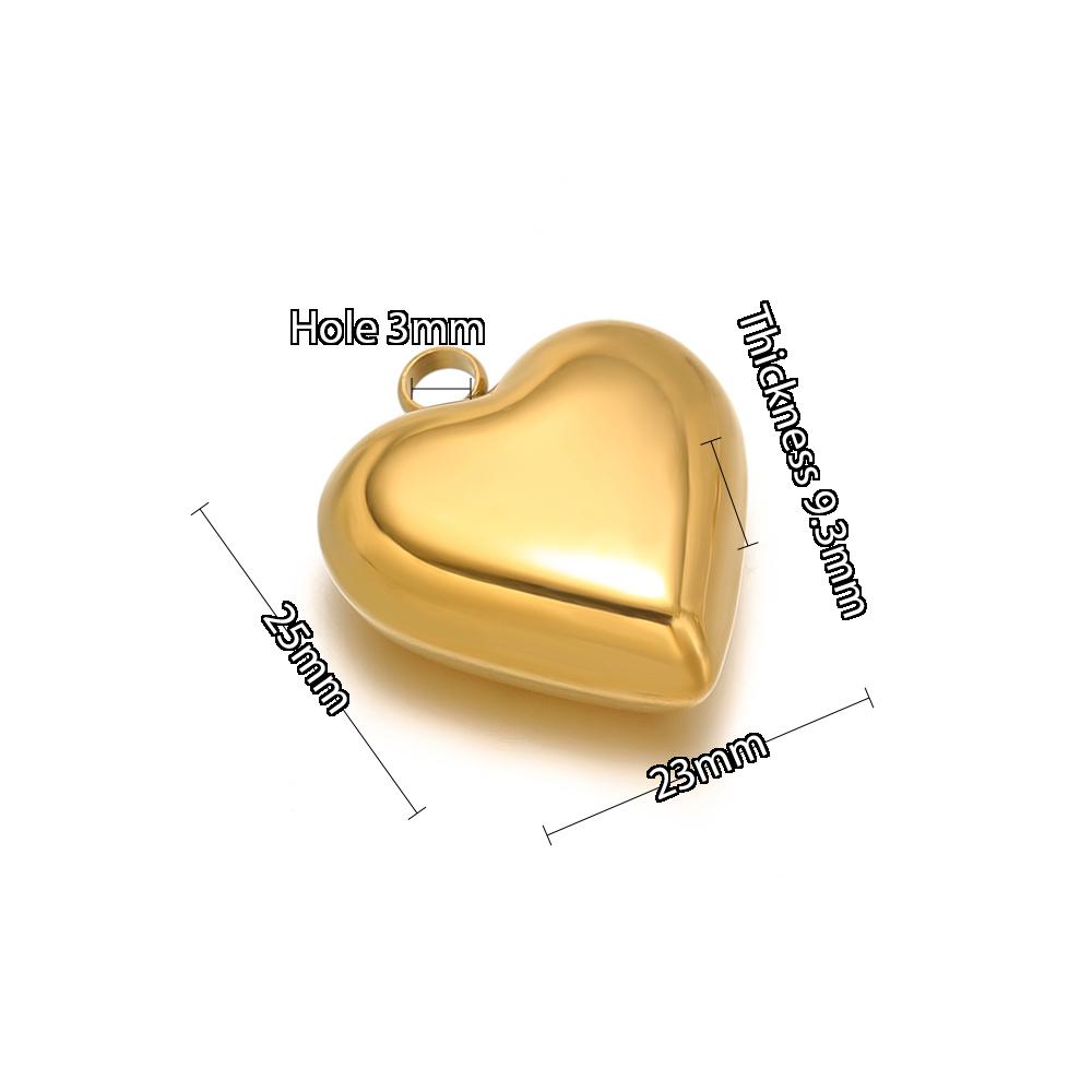 5Pcs Stainless Steel Hollow Heart Pendant for Couple Sweet Love Colgantes Dijes Para Bisutería Jewelry Finding Earrings Making