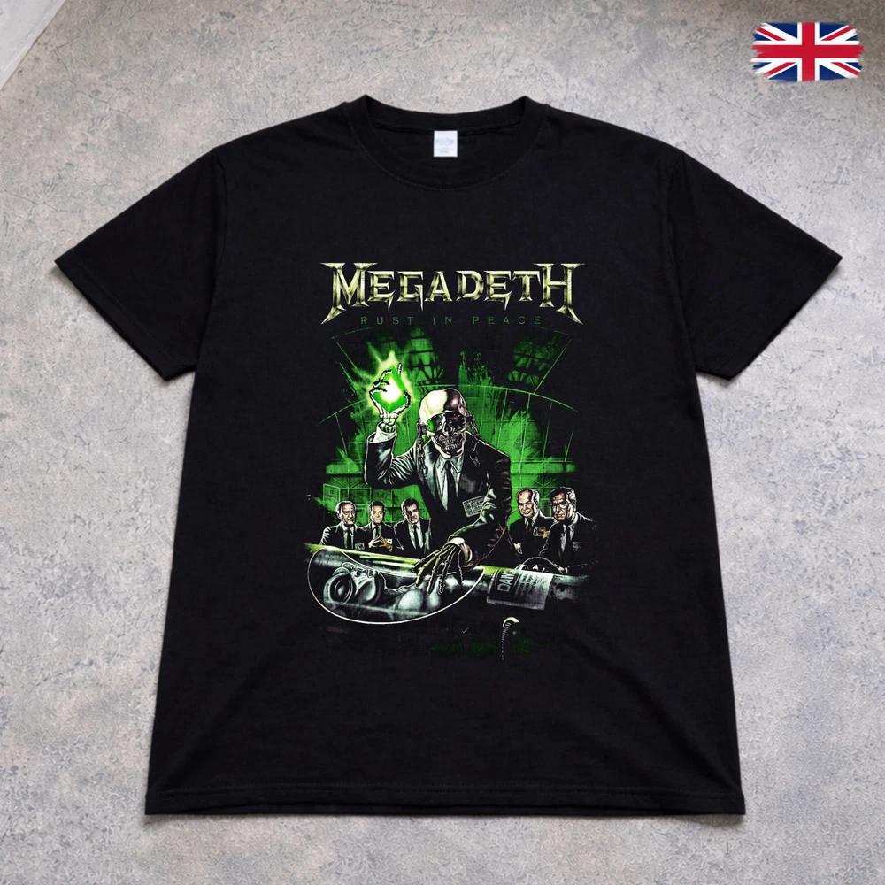 Megadeth Rust In Peace T Shirt Thrash Metal Band Tee Adults Kids Black