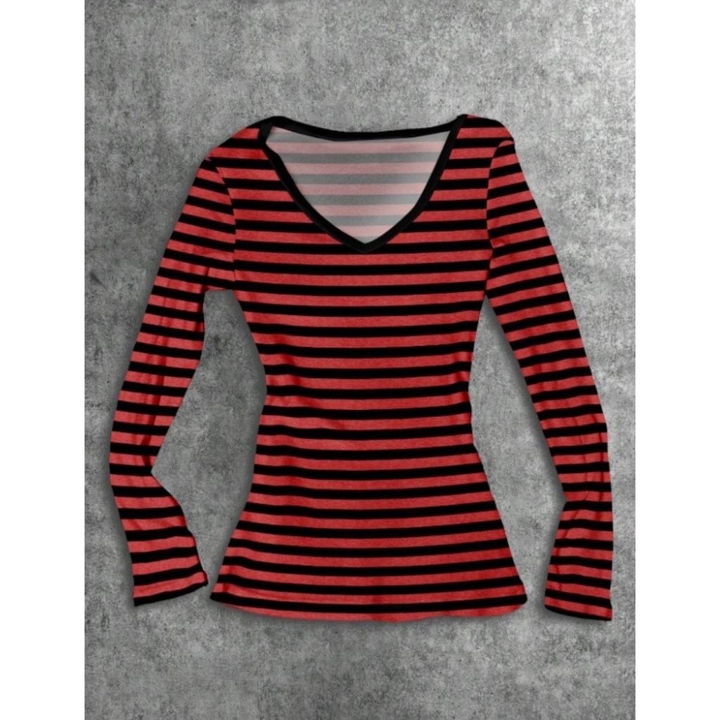 TrendHub Y2k Fairy Grunge Grafik T-Shirts für Damen E-Girls Goth Geripptes Langarm-T-Shirt Tops Vintage Emo Kleidung 2000er Retro Streetwear