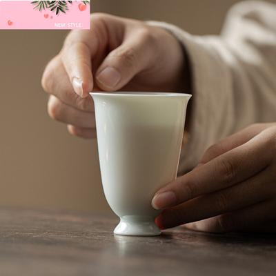 60ml Jingdezhen Ultradünne Reifen Teetasse Rein Handgefertigt Keramik Riechende Dufttasse Meistertasse Teetasse Haushalt Kung Fu Teeset