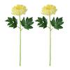 2 Pcs Artificial Chrysanthemum Stems Realistic Fake Chrysanthemum Faux Flower with Flexible