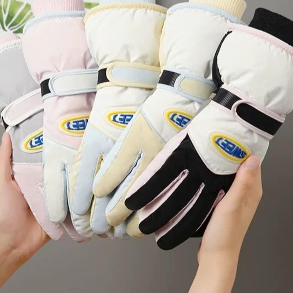 Keep Warm Snowboard Gloves  Cycling Mittens Fashion Full Finger Mittens  Outdooor