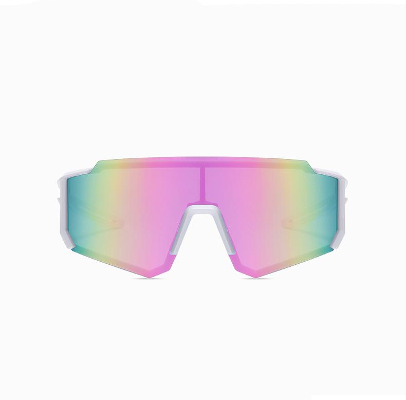 Korean Style Oversized Square Sunglasses, Unisex Cycling & Outdoor Sports Windproof Goggles