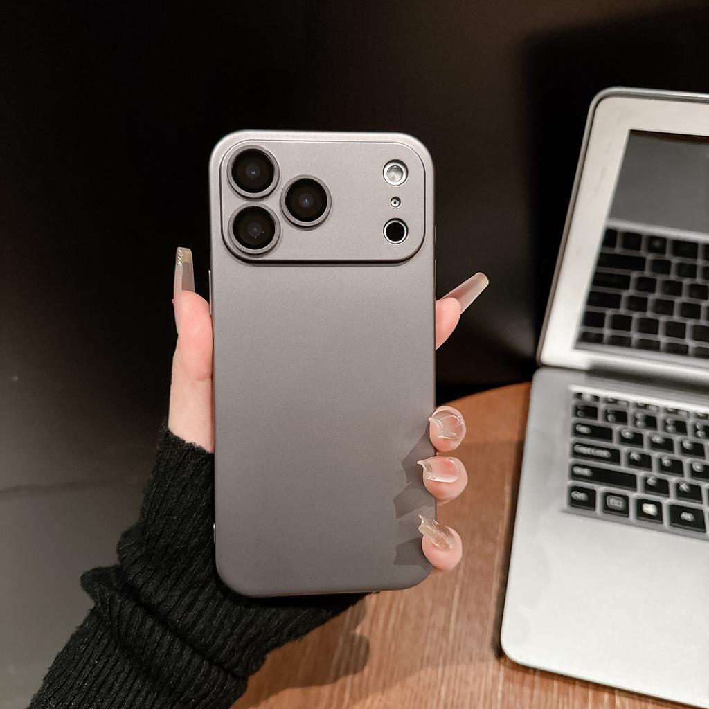 Matte Alles-inclusief Lensbeschermhoes Voor iPhone 17 Air 16 15 14 13 12 11 Pro Max Plus Mat Glas Camera Schokbestendige Hoes
