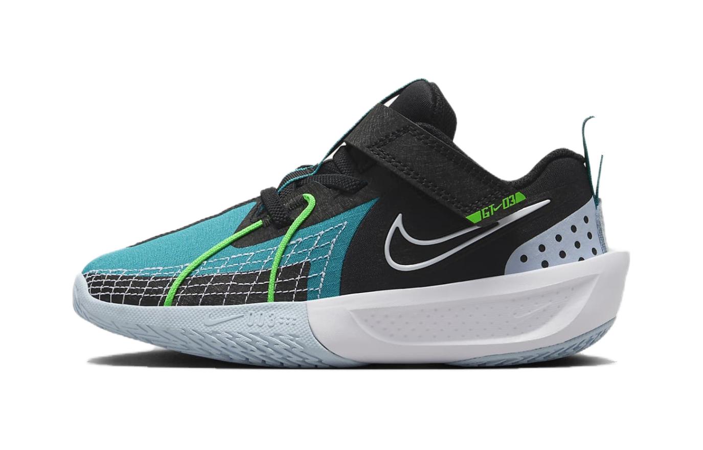

Nike GT Cut 3 PS Black Aquamarine FD7034-003 29.5