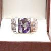 Bague en Argent Sterling 925 avec Pierre Précieuse Alexandrite Coupe Ovale Pour Homme #A644 JL375656946068
