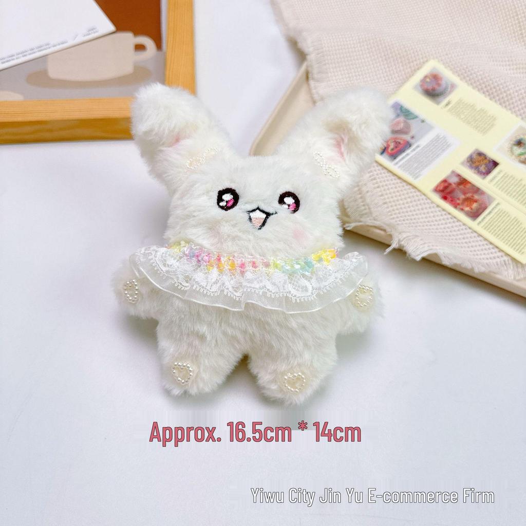 Adorable Rabbit Plush Pendant – Cartoon Toy Charm for Bags and Gifts