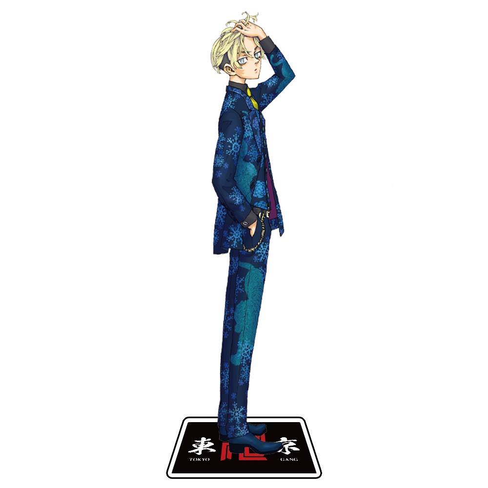 Anime Tokyo-revenge Acrylic Bracket Model Character Manjiro Sano Draken Model Desktop Ornament Standing Fan Collection Gift