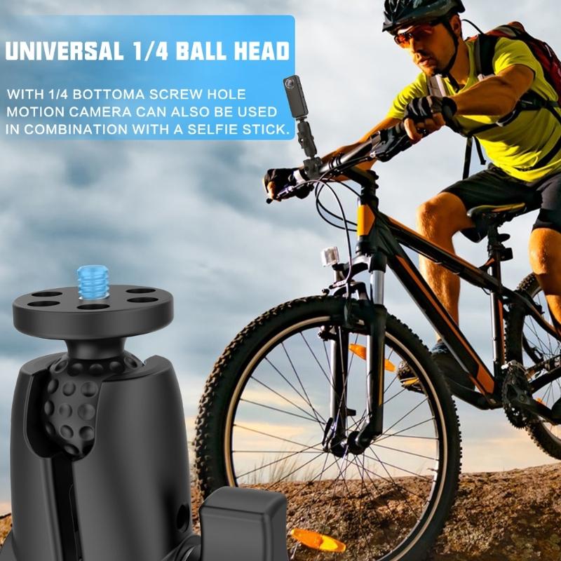 Secure Mount Bracket for Action Cameras Clamp Mount Enhances Filming Experience Easy to Use Recording Solution