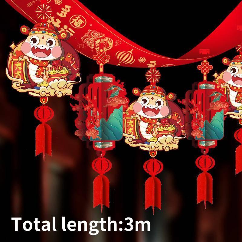 Of Year Snake Mascot Hanging Ornament Chinese New Year Decorations Pendants