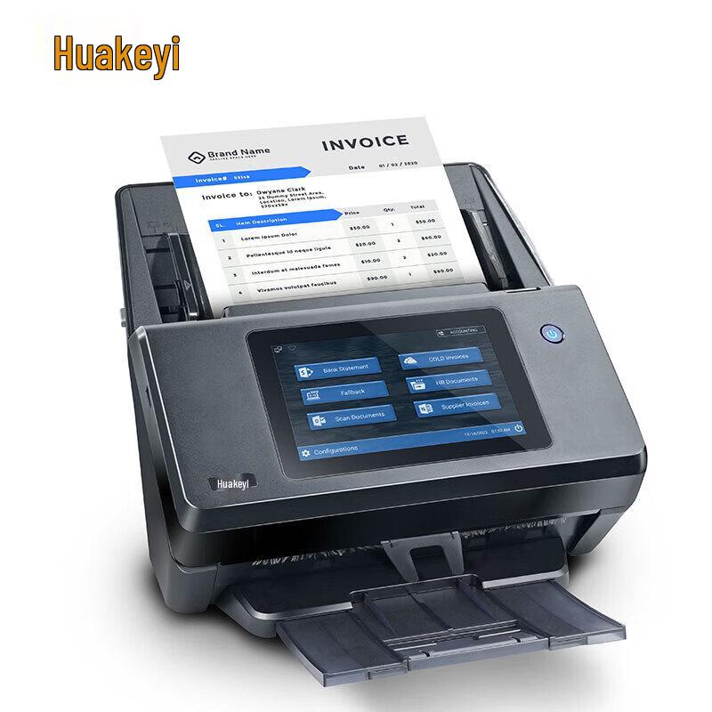 Huakeyi eScan A450 A4 High-Speed Duplex Color Network Scanner CN plug (adapter included)