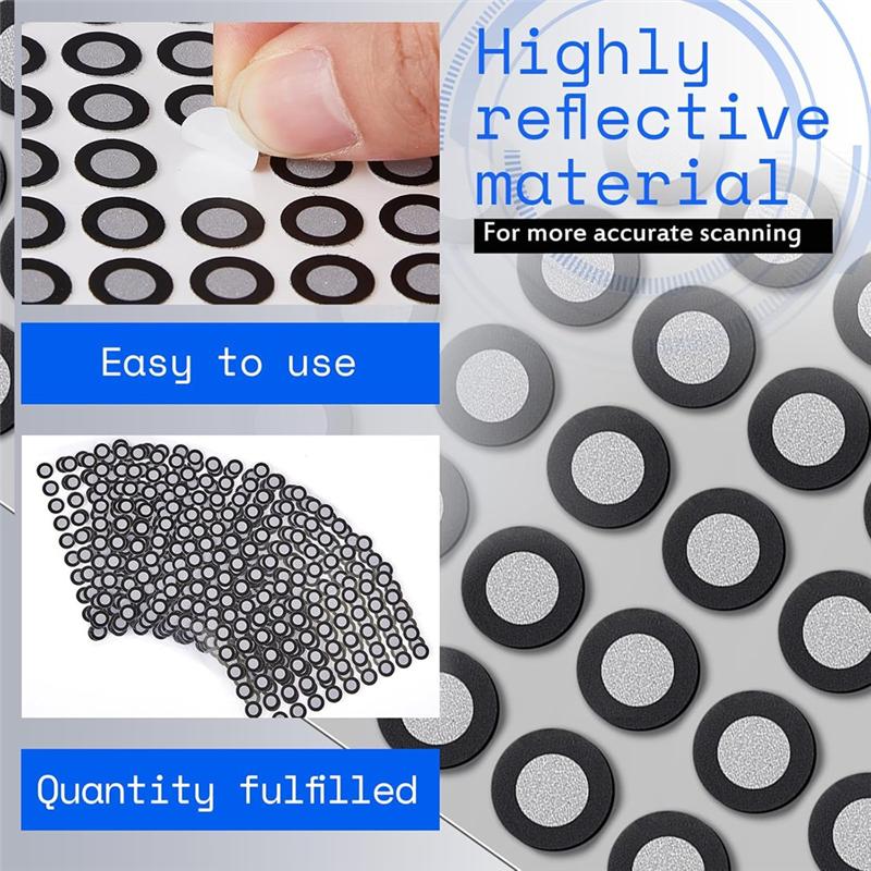 ABWR-Hand-Held 3D Scanner 1000 Points 3D Scanning Marks Reflective Target Point Detection Inside 6 Mm Outside 10 Mm