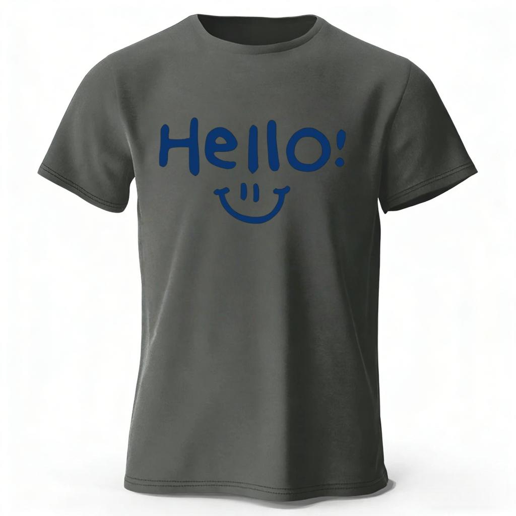 Mens Pure Cotton Sports Running Short Sleeved Simple Style Fitness Comfortable Plus Size Loose Tshirt Daily Street Wear Top