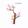 D5 2PCS Plum Blossom Embroidery Patches Sakura Flower Floral Branch Appliques Iron On Cloth Cheongsam Stickers For Sewing Repair