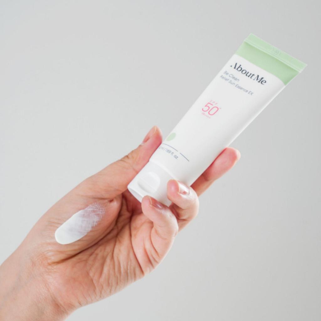ABOUT ME Be Clean Rellef Sun Essence EX SPF50+ PA++++ 50ml