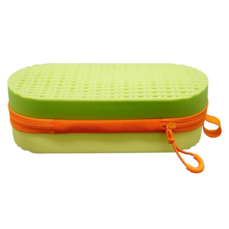 Silicone Double-Sided Mesh Swim Goggles & Toiletry Bag