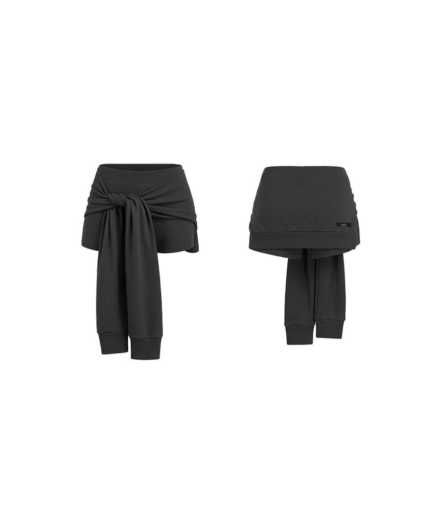 ODOR Tie Short Pants - Charcoal