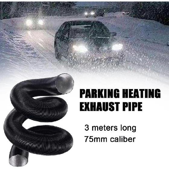 75mm Diesel Heater Hose Flexible ulated Air Ducting Aluminum Foil ulated Flexible Warm Air Outlet Tube for 5KW/8KW