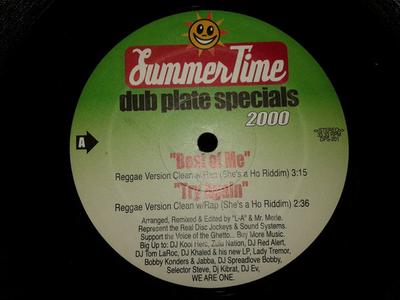 12inch Record VARIOUS - Dub Plate Specials 2000 DPS201 Summer Time 2000 Japan Rap & Hip-Hop/R&B Used