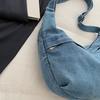 Crossbody Bag Large Capacity Denim Bag Women's Retro Shoulder Bag
