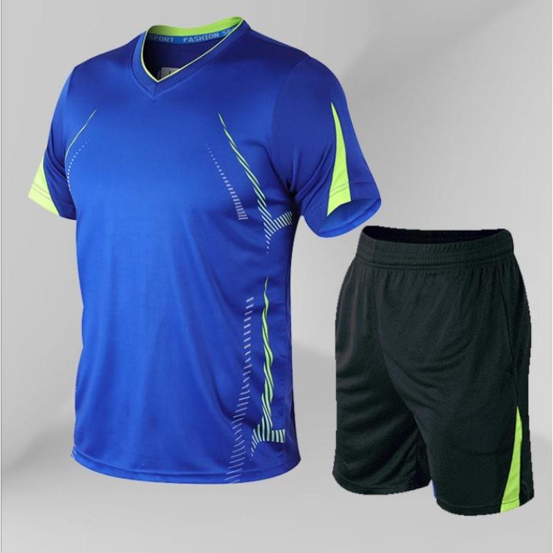 Set di tute da uomo Set da 2 pezzi da uomo Set di tute da fitness per abbigliamento casual estivo