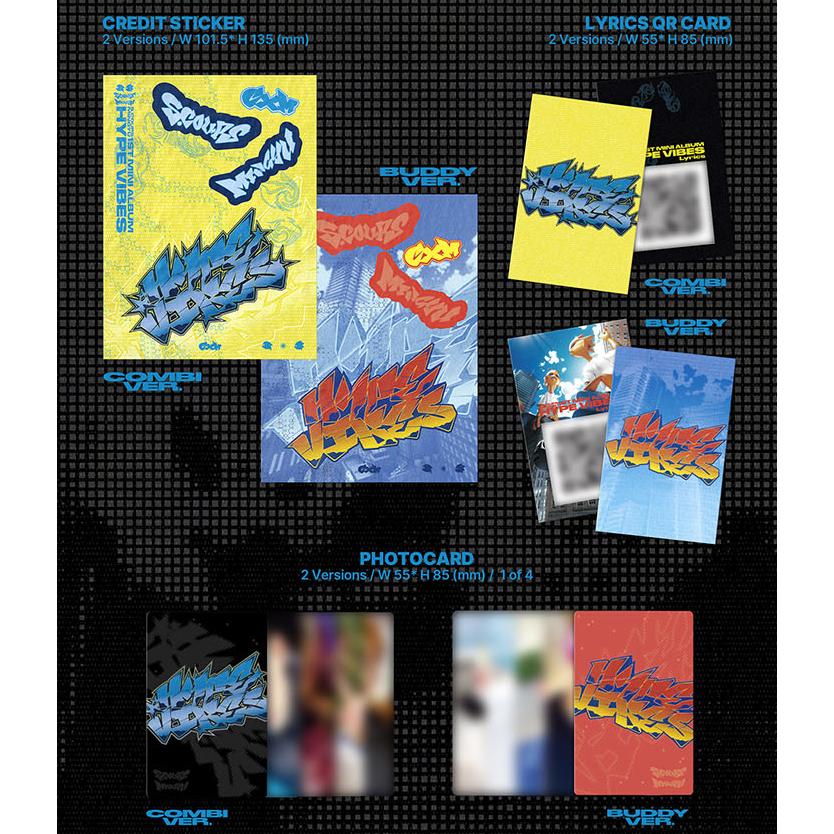 Pre-order S.COUPS X MINGYU 1st Mini Album HYPE VIBES Standard Ver. & SHOP POB