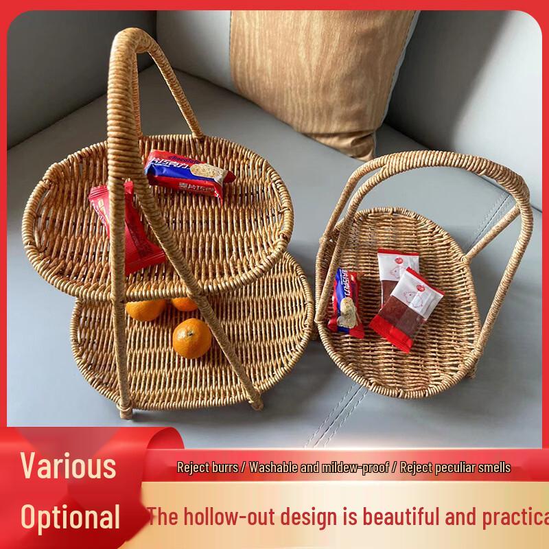 Nordic Style 3-Tier Round Fruit Snack Plate