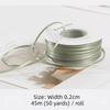 New 2mm Satin Ribbon DIY Double Sided Bow Making Ribbon Glossy Finish Solid Color Gift Packaging Ribbon Gift Box Decoration