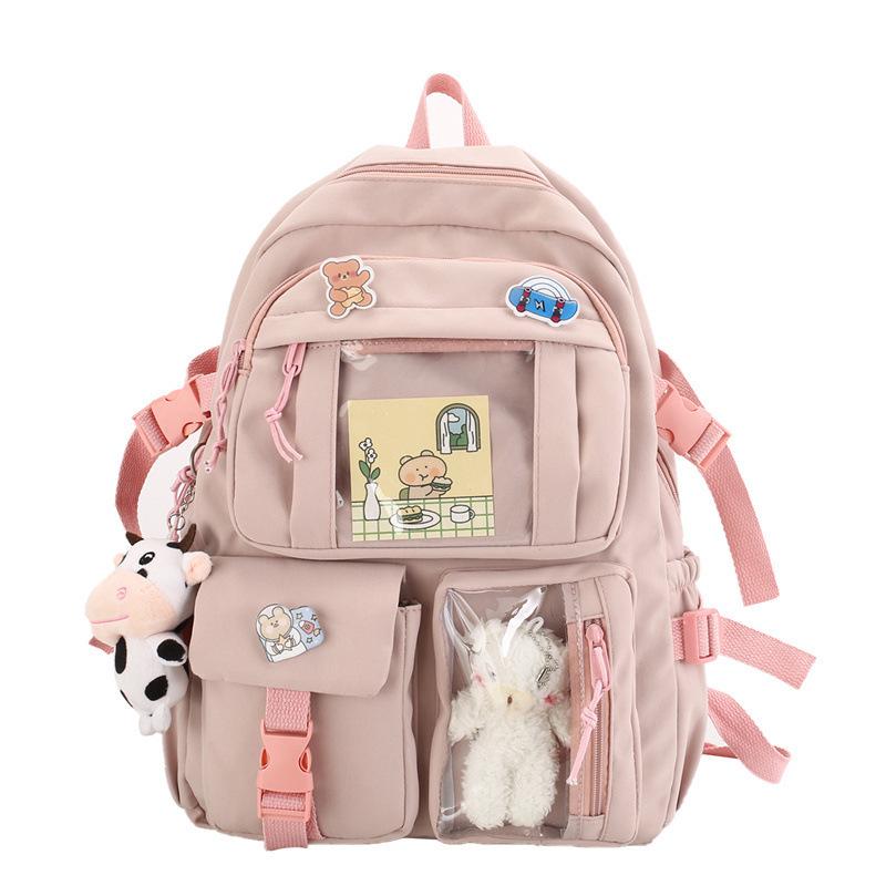Women's Korean Style Student Backpack - Oxford Cloth Harajuku Schoolbag for Primary & Middle School
