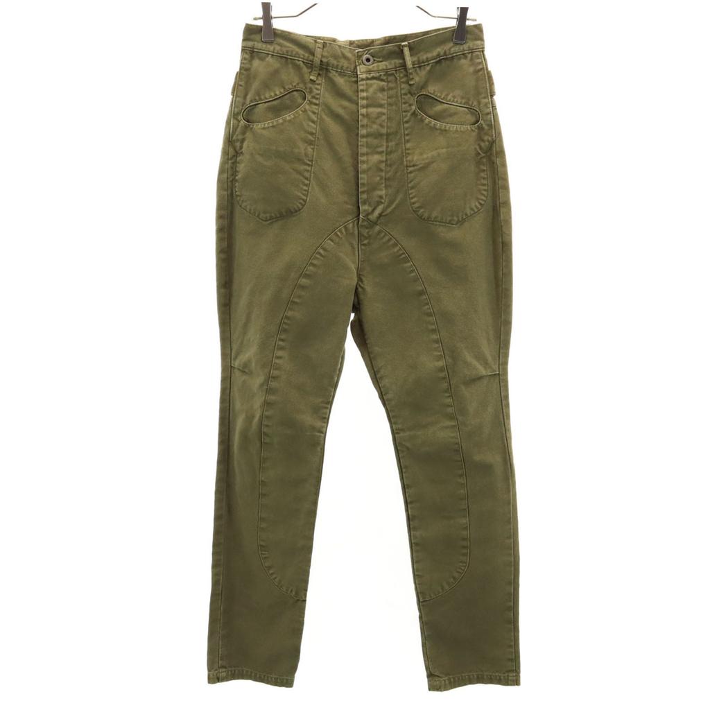 KAPITAL Made In Japan Saruel Work Pants 1 Olive Cinchback Men's Used