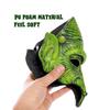 Old Witch Mask Halloween Masquerade Foam Goblin Mask Scary Green Half Face Eagle Nose Sorceress Mask for Cosplay Costume