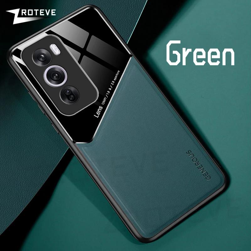 For Reno12 Case Zroteve PU Leather Car Magnetic Hard PC Cover For OPPO Reno 12 11 Pro 12F 11F Reno11 Reno12 F Phone Cases