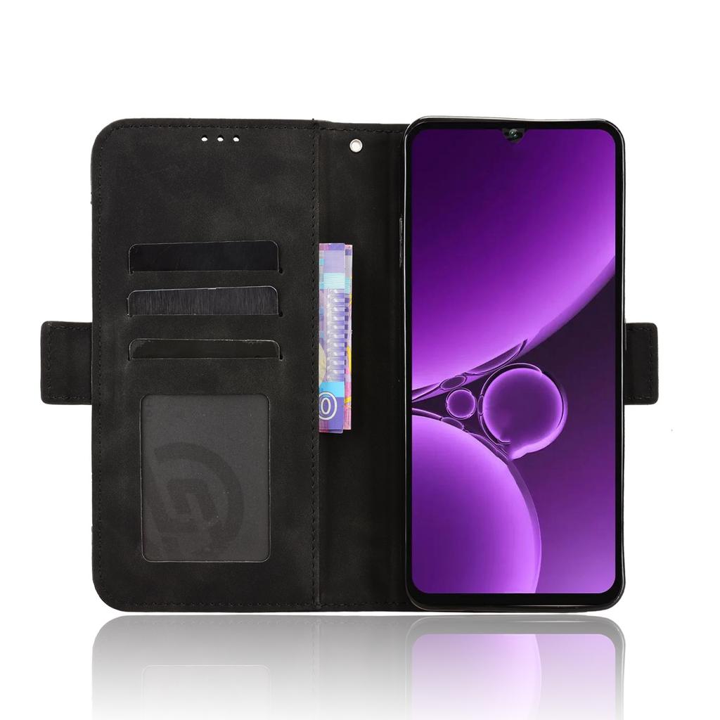 For Oukitel C59 Pro Leather Case Phone Wallet Cover with Multiple Card Slots