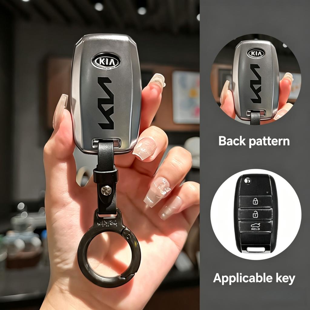 Car Key Case Case Keychain for Kia KN RIO 3 K2 K3 K4 K5 Sportege Picanto Optima Soul Ceed Sorento Forte Stinger Cerato