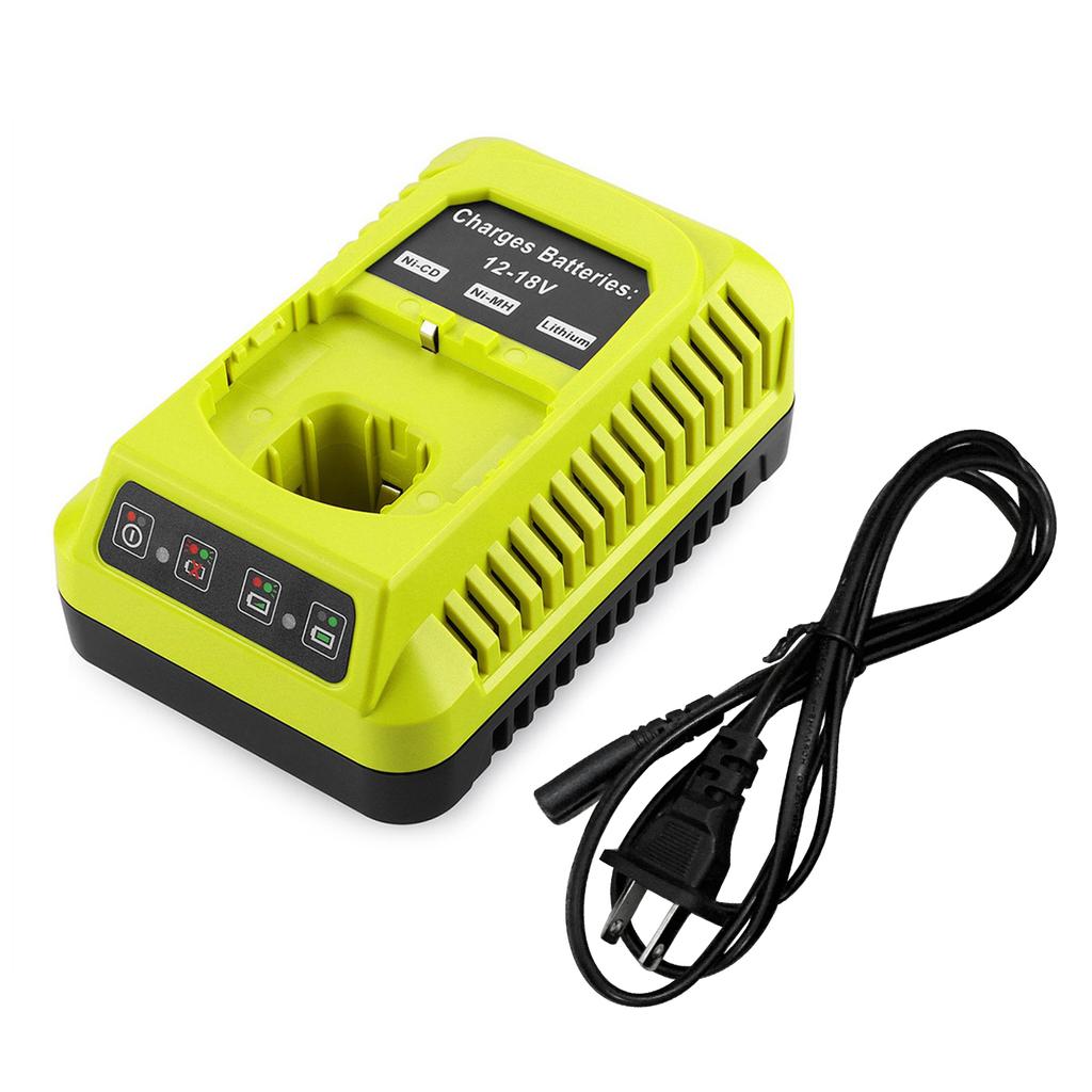 Battery Charger Adapter 12V?18V Power Tool Fast Charging Replacement for RYOBI P117 P108 Nickel