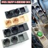 Nový styl vozu s dvojitým otvorem na přední středové konzole Úložný box na mince + držák na pohár pro BMW řady E46 1999-2006 51168217953