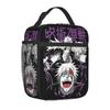 Bolsas de Almuerzo Aisladas para el Sorcerer Loco Gojo Satoru JJK Anime Bolsa Refrigeradora Reutilizable de Gran Capacidad Tote Lonchera para Hombres Mujeres Trabajo