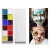 12 Colors Body Painting Palette Safe Face Body Paint Oil for Opera Professional Body Painting Show