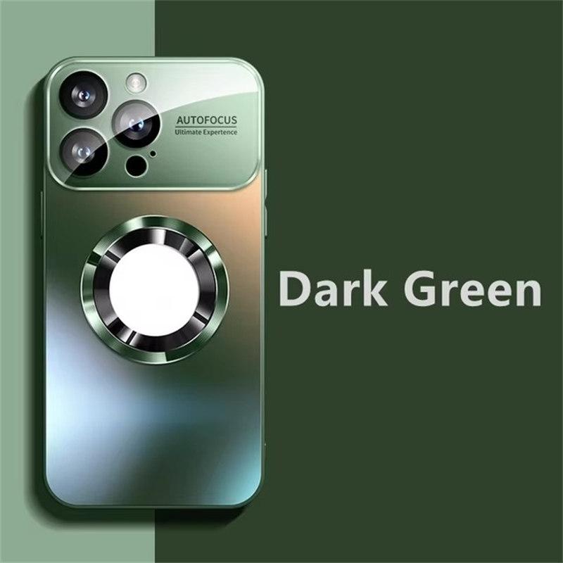 Luxusní Titanium Metallic Color Matte Magnetic Case pro iPhone 16 15 14 13 12 11 Pro Max Plus Case pro Magsafe Wireless Charge