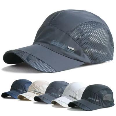 Verstellbare Schnelltrocknende Atmungsaktive Mütze Laufen Baseball Sommer Mesh Kappe Schirm Sportlich Cool Mode Heiß Outdoor Beliebt Männer Frauen
