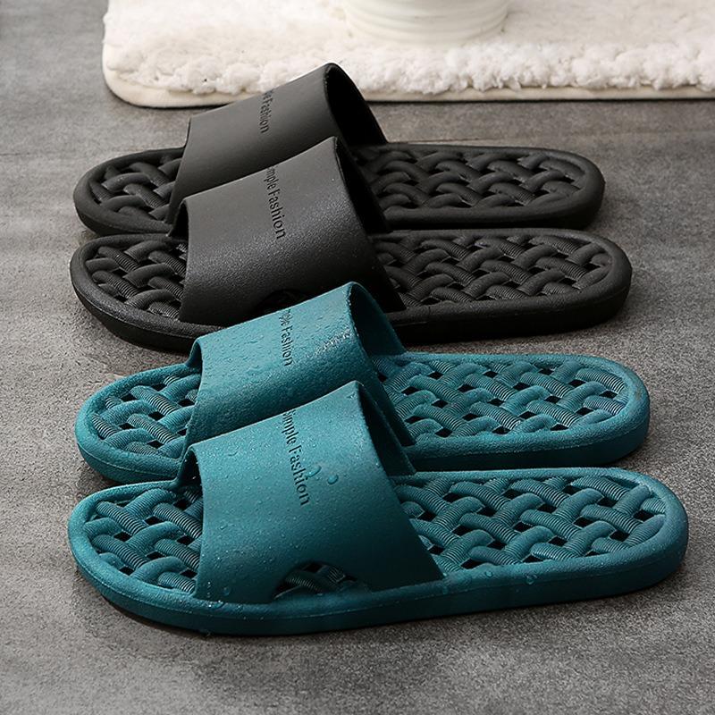 Bathroom leaking slippers hotel home couple simple home bath bathroom hollow nonslip hotel shoe support men