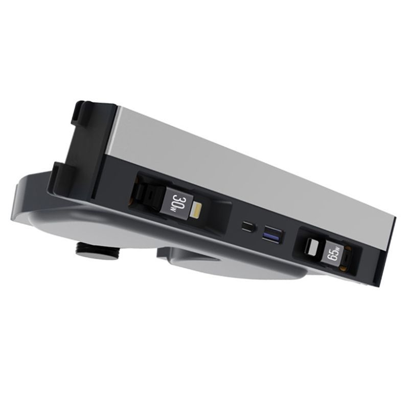 Durable-Car Smart Docking Station TYPE-C+Lightning Interface Docking Station Telescopic Rope For Tesla Model 3 Highland Model Y
