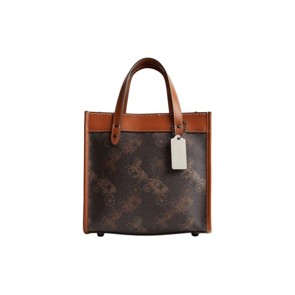 

Coach Field 22 Classic Horse And Carriage Magnetic Snap Canvas And Leather Tote Bag Women Tote Bags Brown CM708-V5W9N Basic Set (Bag+Dust Bag)