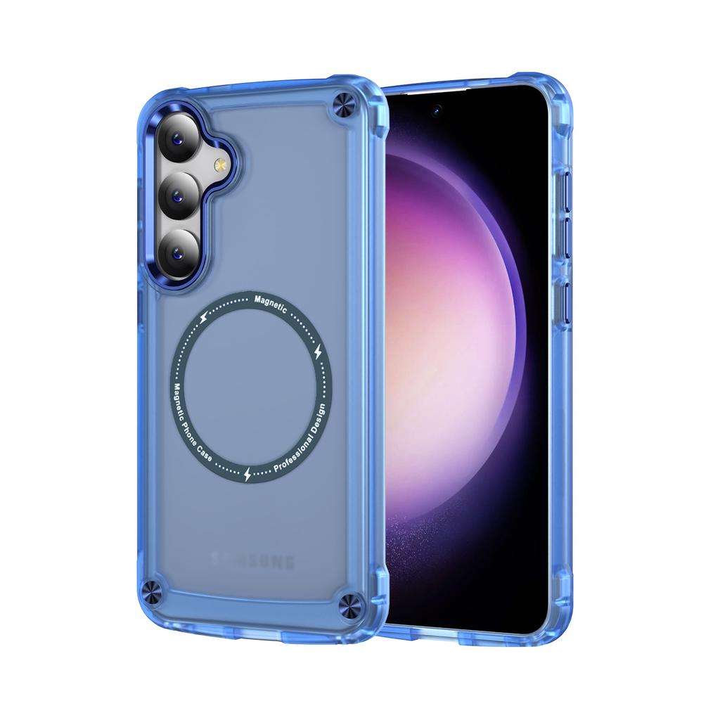 Mobile Phone Case for Samsung S25u/s24u/A56 Translucent Mobile Phone Case Matte Skin Magnetic Suction Mobile Phone Case