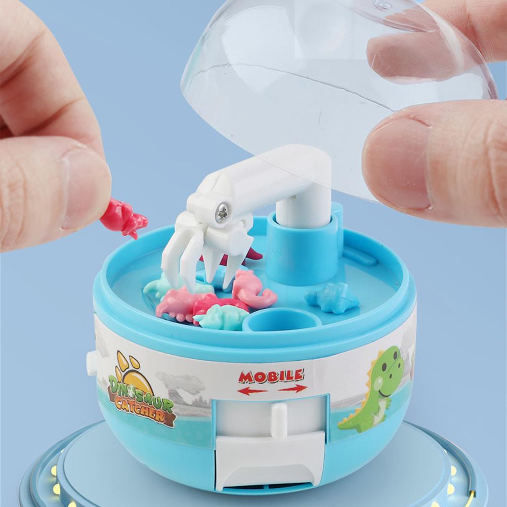 Mini Greifautomat Dinosaurierspielzeug für Kinder Dinosaurierpreise Greifautomatenspiel mit 8 kleinen Dinosauriern
