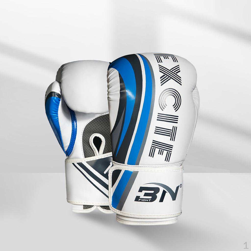 

Boxing Durable w/Wrist Support for MMA Thai caseing or Fighting Sports Training/Sparring 12OZ white