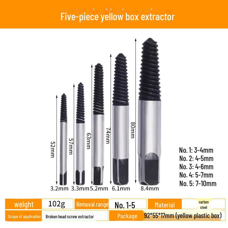 Hex Handle Broken Screw & Wire Extractor Tool