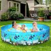 Foldable Non-Slip Swimming Pool Non-inflatable Outdoor Swimming Bath Tub Hard Side Water Pool For Pets Children Adults